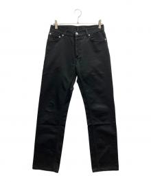 HELMUT LANG（ヘルムートラング）の古着「97年ボタンフライ テーパードパンツ」｜ブラック