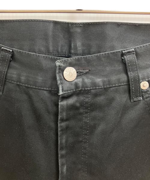 HELMUT LANG（ヘルムートラング）HELMUT LANG (ヘルムートラング) 97年ボタンフライ テーパードパンツ ブラック サイズ:W32の古着・服飾アイテム