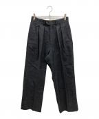 NEATニート）の古着「2タック ウールスラックス」｜グレー