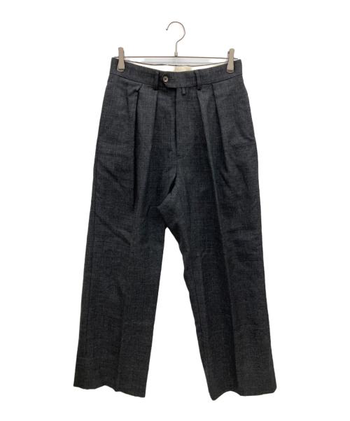 NEAT（ニート）NEAT (ニート) 2タック ウールスラックス グレー サイズ:44の古着・服飾アイテム