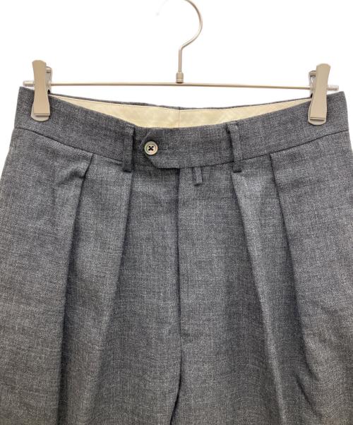 NEAT（ニート）NEAT (ニート) 2タック ウールスラックス グレー サイズ:44の古着・服飾アイテム