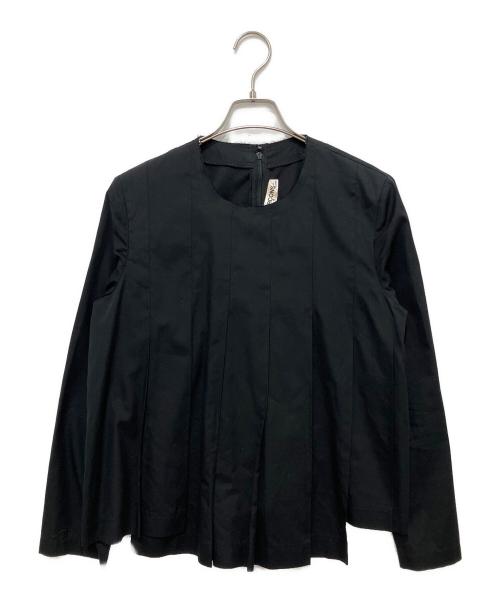 COMME des GARCONS（コムデギャルソン）COMME des GARCONS (コムデギャルソン) タックプリーツブラウス ブラック サイズ:Mの古着・服飾アイテム