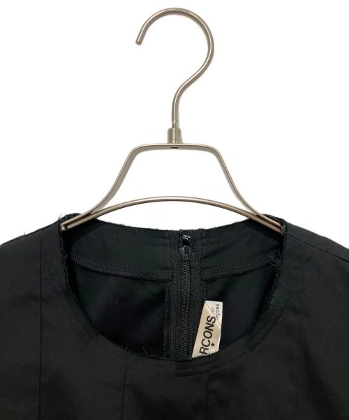 COMME des GARCONS（コムデギャルソン）COMME des GARCONS (コムデギャルソン) タックプリーツブラウス ブラック サイズ:Mの古着・服飾アイテム