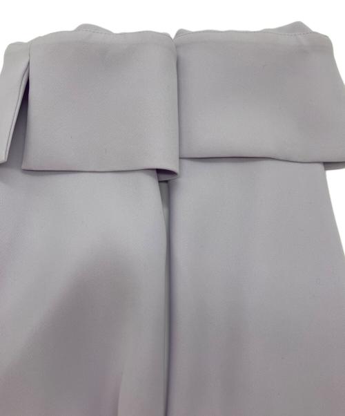 Pinky & Dianne（ピンキーアンドダイアン）Pinky & Dianne (ピンキーアンドダイアン) ウエストタックキーネックワンピース パープル サイズ:40 未使用品の古着・服飾アイテム