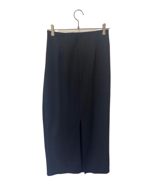 AP STUDIO（エーピーストゥディオ）AP STUDIO (エーピーストゥディオ) スロープジャージースカート ブラック サイズ:36の古着・服飾アイテム