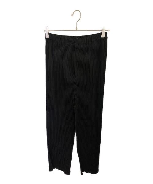 ISSEY MIYAKE（イッセイミヤケ）ISSEY MIYAKE (イッセイミヤケ) プリーツパンツ ブラック サイズ:2の古着・服飾アイテム
