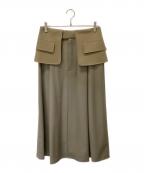 THE RERACSザ リラクス）の古着「バルカラースカート」｜ベージュ