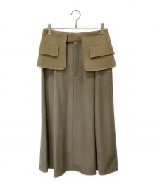 THE RERACS（ザ リラクス）の古着「バルカラースカート」｜ベージュ