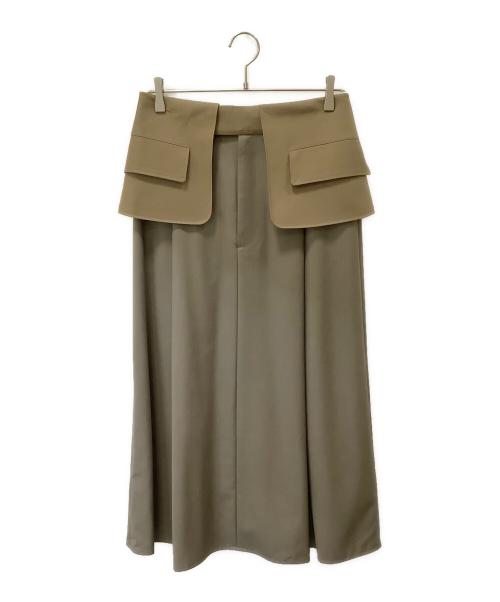 THE RERACS（ザ リラクス）THE RERACS (ザ リラクス) バルカラースカート ベージュ サイズ:38の古着・服飾アイテム