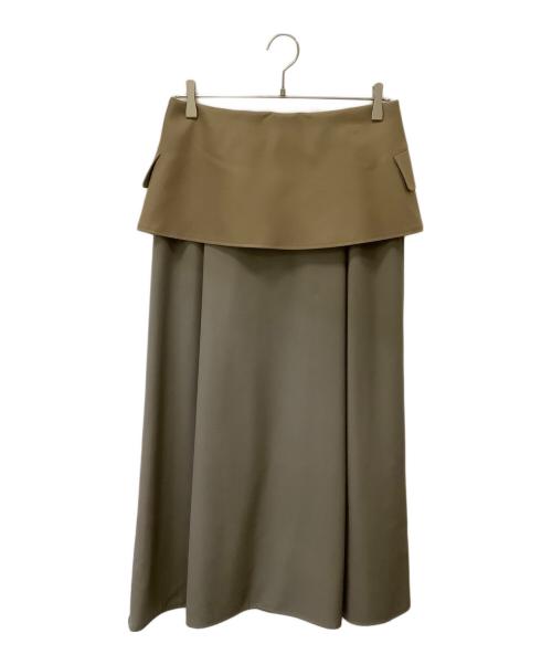 THE RERACS（ザ リラクス）THE RERACS (ザ リラクス) バルカラースカート ベージュ サイズ:38の古着・服飾アイテム