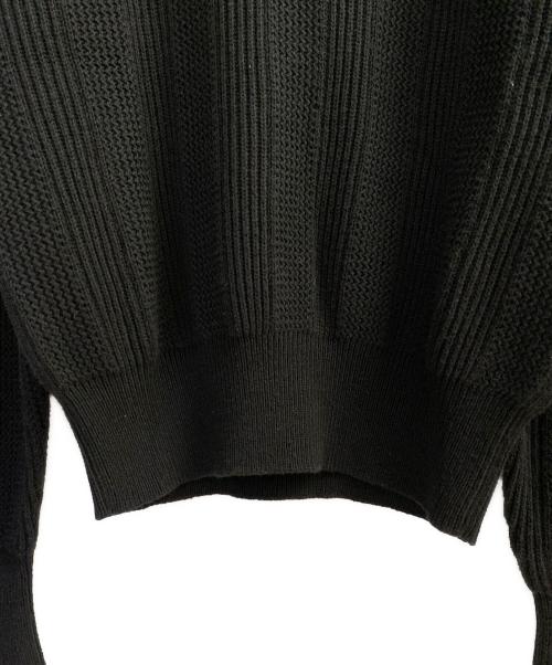 JIL SANDER（ジルサンダー）JIL SANDER (ジルサンダー) カシミヤシルク混ニット ブラック サイズ:４０の古着・服飾アイテム