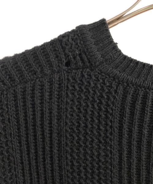 JIL SANDER（ジルサンダー）JIL SANDER (ジルサンダー) カシミヤシルク混ニット ブラック サイズ:４０の古着・服飾アイテム