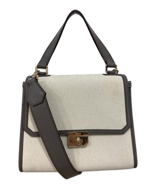 BALLY（バリー）BALLY (バリー) BREEZE CANVASショルダーバッグ ベージュの古着・服飾アイテム