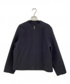 23区ニジュウサンク）の古着「ウールリバー ショート ブルゾン」｜ネイビー