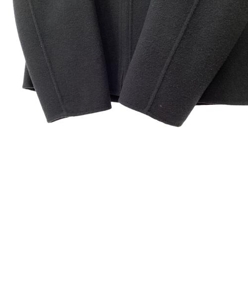 23区（ニジュウサンク）23区 (ニジュウサンク) ウールリバー ショート ブルゾン ネイビー サイズ:38の古着・服飾アイテム