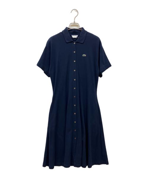 LACOSTE（ラコステ）LACOSTE (ラコステ) 鹿の子地ポロドレス ネイビー サイズ:34の古着・服飾アイテム