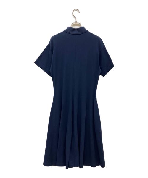 LACOSTE（ラコステ）LACOSTE (ラコステ) 鹿の子地ポロドレス ネイビー サイズ:34の古着・服飾アイテム