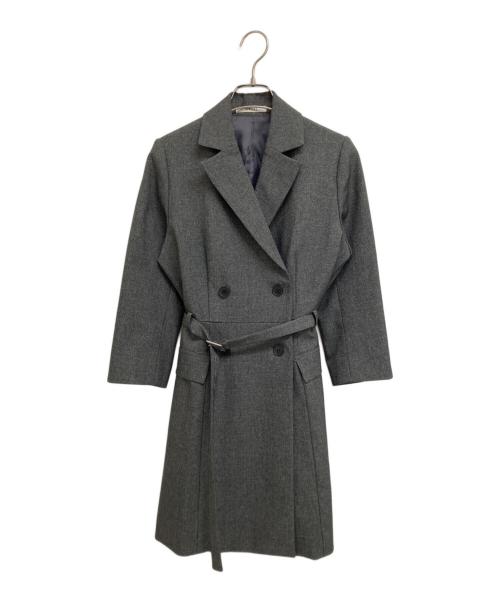 Snidel（スナイデル）Snidel (スナイデル) ジャケットミニワンピ グレーの古着・服飾アイテム