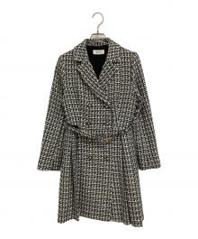 Snidel（スナイデル）の古着「ジャケットミニワンピ」｜ブラック×ホワイト