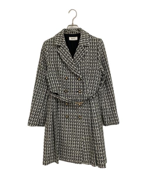 Snidel（スナイデル）Snidel (スナイデル) ジャケットミニワンピ ブラック×ホワイトの古着・服飾アイテム