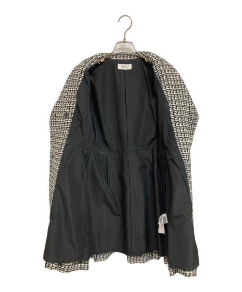 Snidel（スナイデル）Snidel (スナイデル) ジャケットミニワンピ ブラック×ホワイトの古着・服飾アイテム