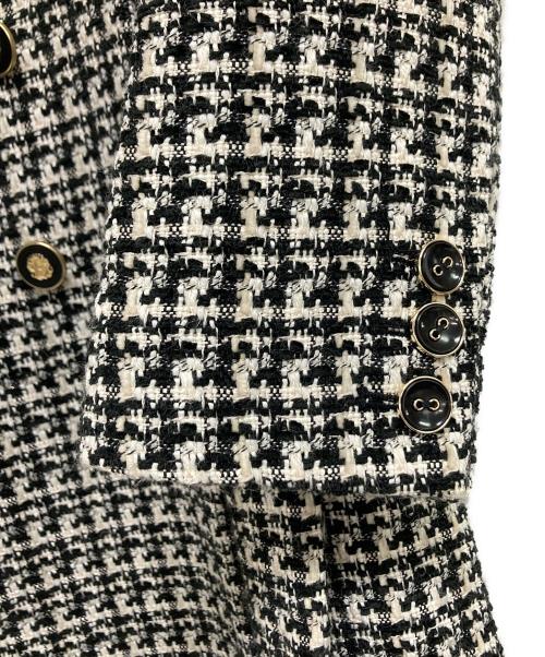 Snidel（スナイデル）Snidel (スナイデル) ジャケットミニワンピ ブラック×ホワイトの古着・服飾アイテム