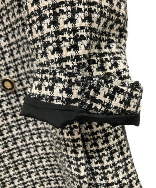 Snidel（スナイデル）Snidel (スナイデル) ジャケットミニワンピ ブラック×ホワイトの古着・服飾アイテム