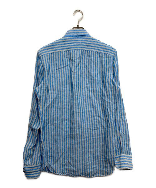 BORRIELLO（ボリエッロ）BORRIELLO (ボリエッロ) リネンシャツ ブルー サイズ:38の古着・服飾アイテム