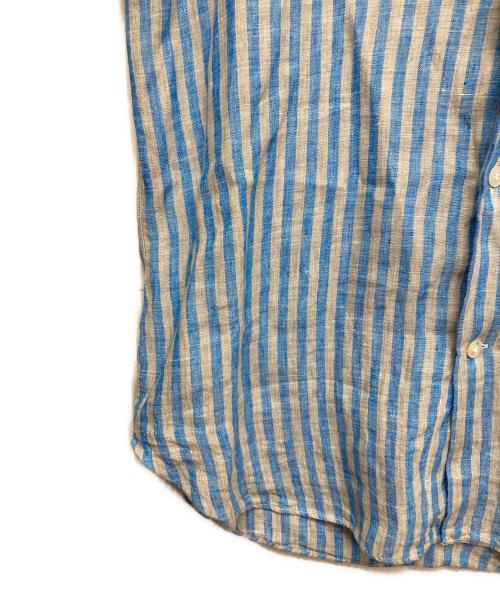BORRIELLO（ボリエッロ）BORRIELLO (ボリエッロ) リネンシャツ ブルー サイズ:38の古着・服飾アイテム