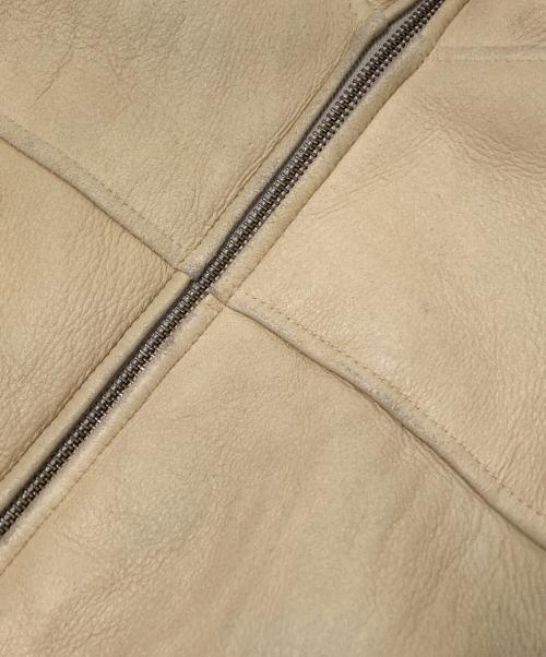 Wind Armor（ウィンドアーマー）Wind Armor (ウィンドアーマー) ムートンジャケット ベージュ サイズ:Mの古着・服飾アイテム