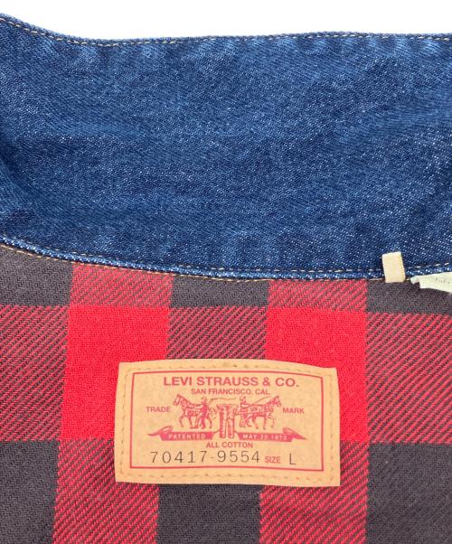 LEVI'S VINTAGE CLOTHING（リーバイス ビンテージ クロージング）LEVI'S VINTAGE CLOTHING (リーバイス ビンテージ クロージング) フランネルトラッカージャケット インディゴ サイズ:Lの古着・服飾アイテム