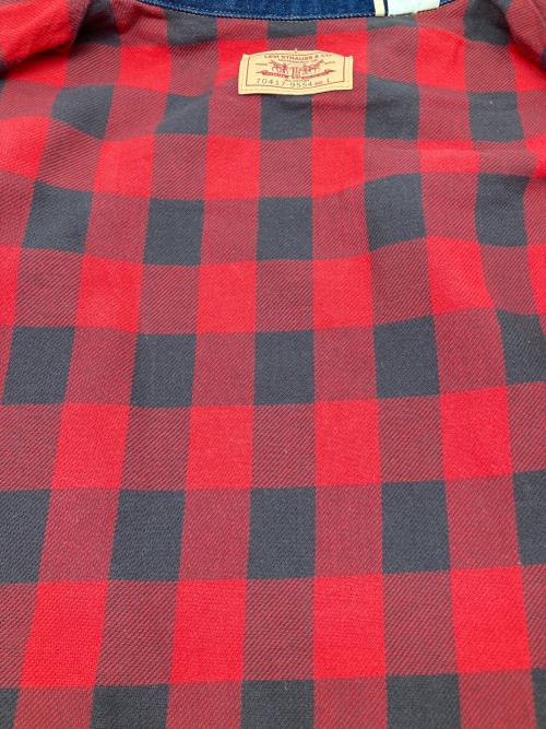 LEVI'S VINTAGE CLOTHING（リーバイス ビンテージ クロージング）LEVI'S VINTAGE CLOTHING (リーバイス ビンテージ クロージング) フランネルトラッカージャケット インディゴ サイズ:Lの古着・服飾アイテム