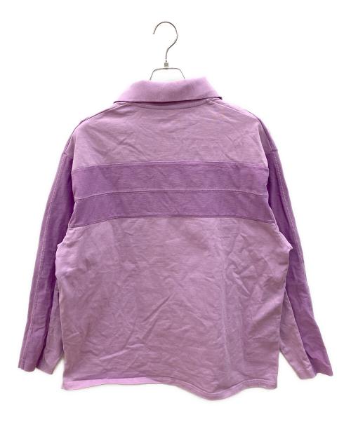 jacquemus（ジャックムス）jacquemus (ジャックムス) LE POLO RAYE パープル サイズ:Lの古着・服飾アイテム