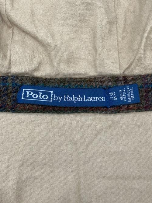 POLO RALPH LAUREN（ポロ・ラルフローレン）POLO RALPH LAUREN (ポロ・ラルフローレン) ウールフーデットジャケット オリーブ サイズ:XXLの古着・服飾アイテム