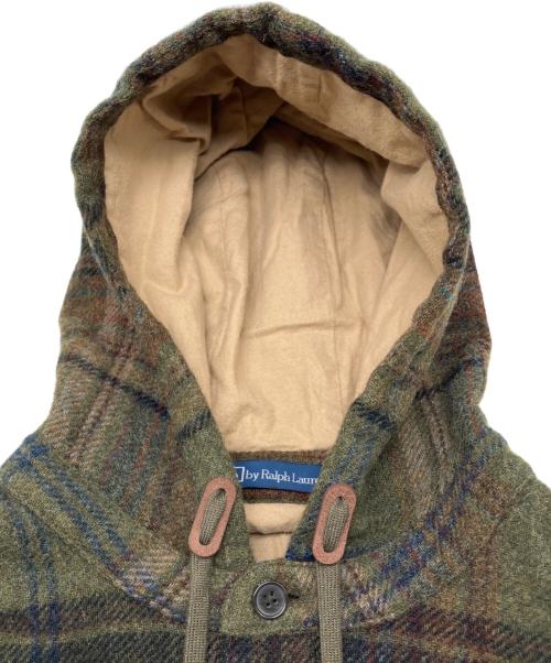 POLO RALPH LAUREN（ポロ・ラルフローレン）POLO RALPH LAUREN (ポロ・ラルフローレン) ウールフーデットジャケット オリーブ サイズ:XXLの古着・服飾アイテム
