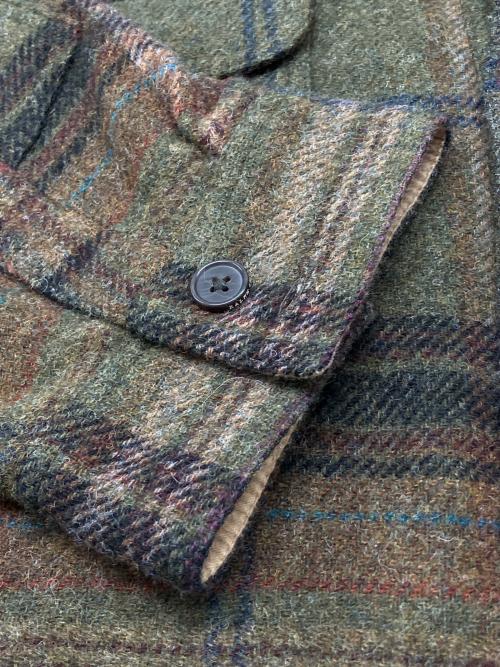 POLO RALPH LAUREN（ポロ・ラルフローレン）POLO RALPH LAUREN (ポロ・ラルフローレン) ウールフーデットジャケット オリーブ サイズ:XXLの古着・服飾アイテム