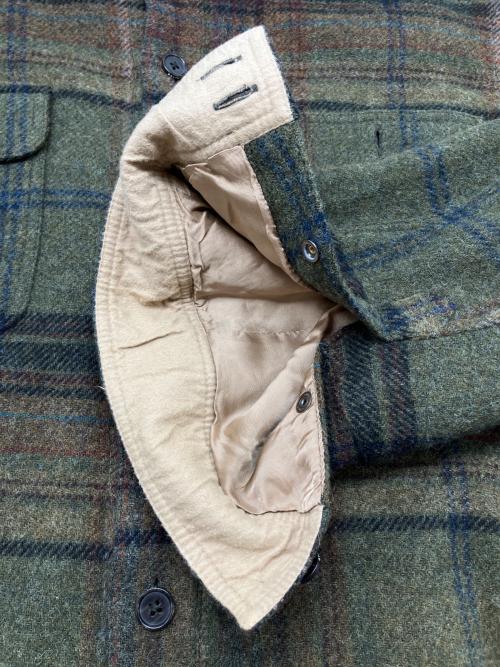 POLO RALPH LAUREN（ポロ・ラルフローレン）POLO RALPH LAUREN (ポロ・ラルフローレン) ウールフーデットジャケット オリーブ サイズ:XXLの古着・服飾アイテム