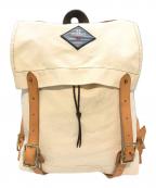 SEIL MARSCHALL×BEST MADEセイルマーシャル×ベストメイド）の古着「キャンバスレザーリュック」｜ベージュ