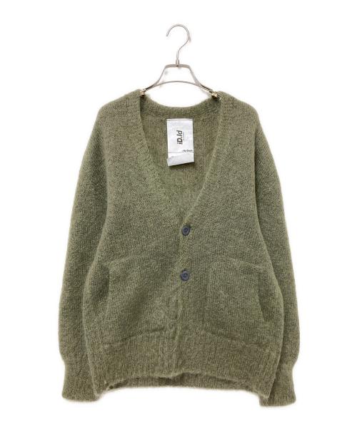 ID.Id（アイディー）ID.Id (アイディー) KID MOHAIR VARDIGAN グリーン サイズ:Lの古着・服飾アイテム