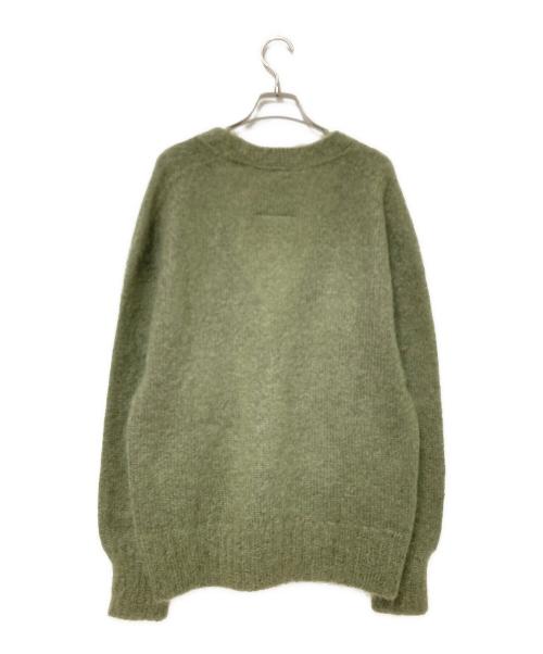 ID.Id（アイディー）ID.Id (アイディー) KID MOHAIR VARDIGAN グリーン サイズ:Lの古着・服飾アイテム