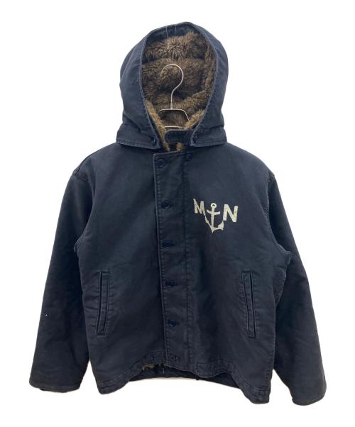 HOUSTON（ヒューストン）HOUSTON (ヒューストン) デッキジャケット　5NFX2 WAIPER別注 ネイビー サイズ:40Rの古着・服飾アイテム