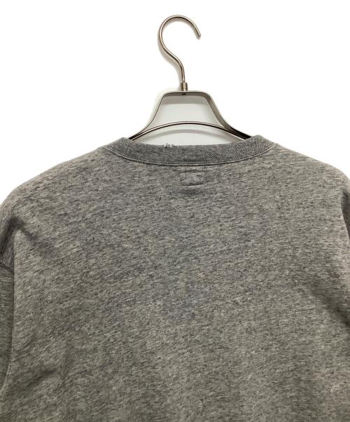 Denim & Supply Ralph Lauren（デニム＆サプライ ラルフローレン）Denim & Supply Ralph Lauren (デニム＆サプライ ラルフローレン) ダメージ加工ポロベアプリントスウェット グレー サイズ:Mの古着・服飾アイテム