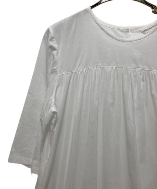 mina perhonen（ミナ ペルホネン）mina perhonen (ミナ ペルホネン) ワンピース ホワイト サイズ:38の古着・服飾アイテム