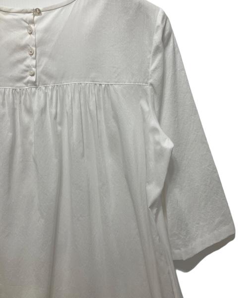 mina perhonen（ミナ ペルホネン）mina perhonen (ミナ ペルホネン) ワンピース ホワイト サイズ:38の古着・服飾アイテム