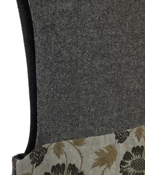 GASA*（ガサ）GASA* (ガサ) 森との対話 ロングジレ チャコールグレー サイズ:FREEの古着・服飾アイテム