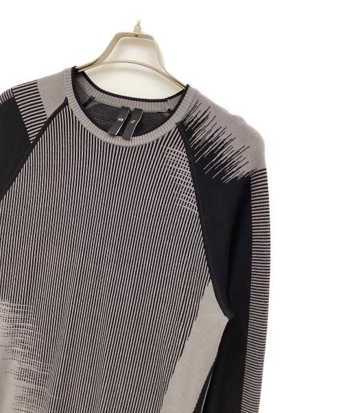 Y-3（ワイスリー）Y-3 (ワイスリー) ENG KNIT SWEA グレー サイズ:Sの古着・服飾アイテム