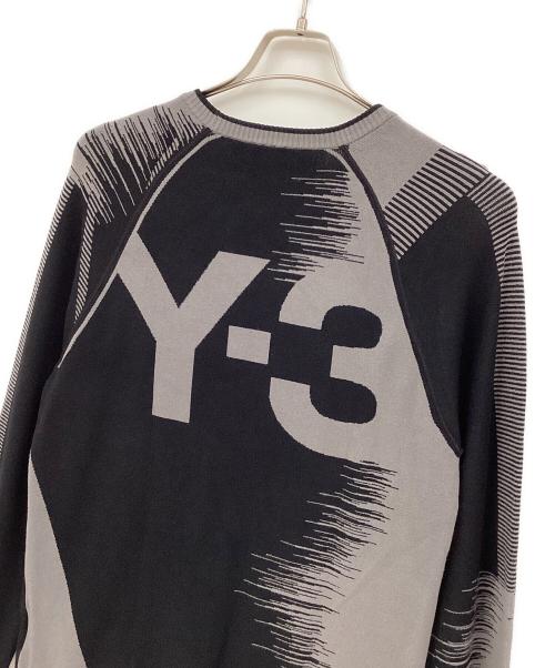 Y-3（ワイスリー）Y-3 (ワイスリー) ENG KNIT SWEA グレー サイズ:Sの古着・服飾アイテム