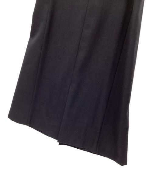 23区（ニジュウサンク）23区 (ニジュウサンク) ウーステッドウールツイル ロング ジレ ネイビー サイズ:38の古着・服飾アイテム