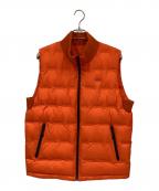 LACOSTEラコステ）の古着「CLOMAX中綿ベスト」｜オレンジ