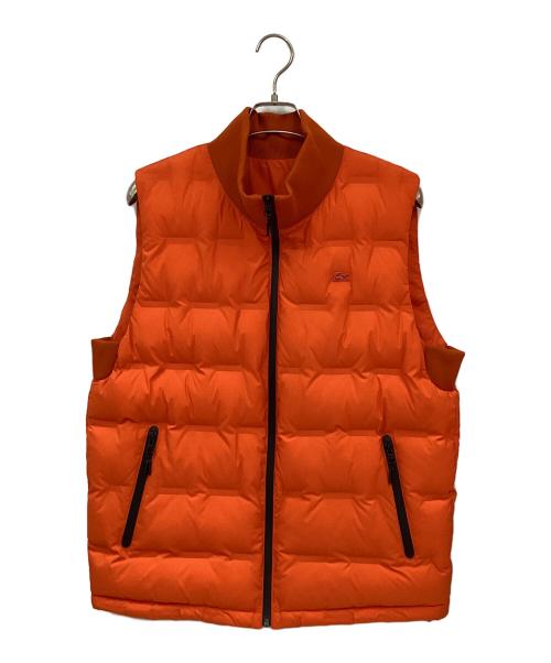 LACOSTE（ラコステ）LACOSTE (ラコステ) CLOMAX中綿ベスト オレンジ サイズ:US　Lの古着・服飾アイテム
